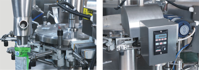 GD6/8-200F给袋式粉剂计量包装生产线机械细节